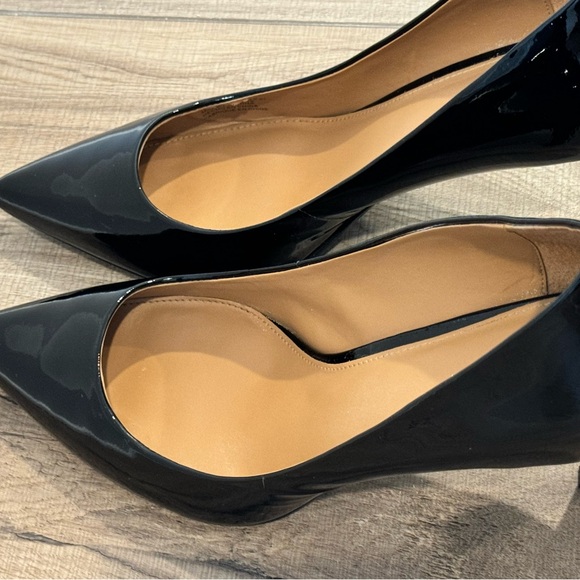 Calvin Klein Black Patent Heels - Picture 4 of 7